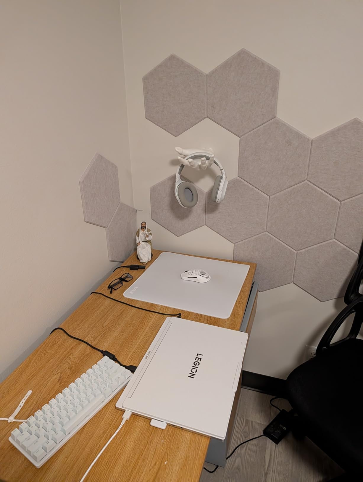 12 Pack High Density Hexagon Acoustic Panels, TONOR 12