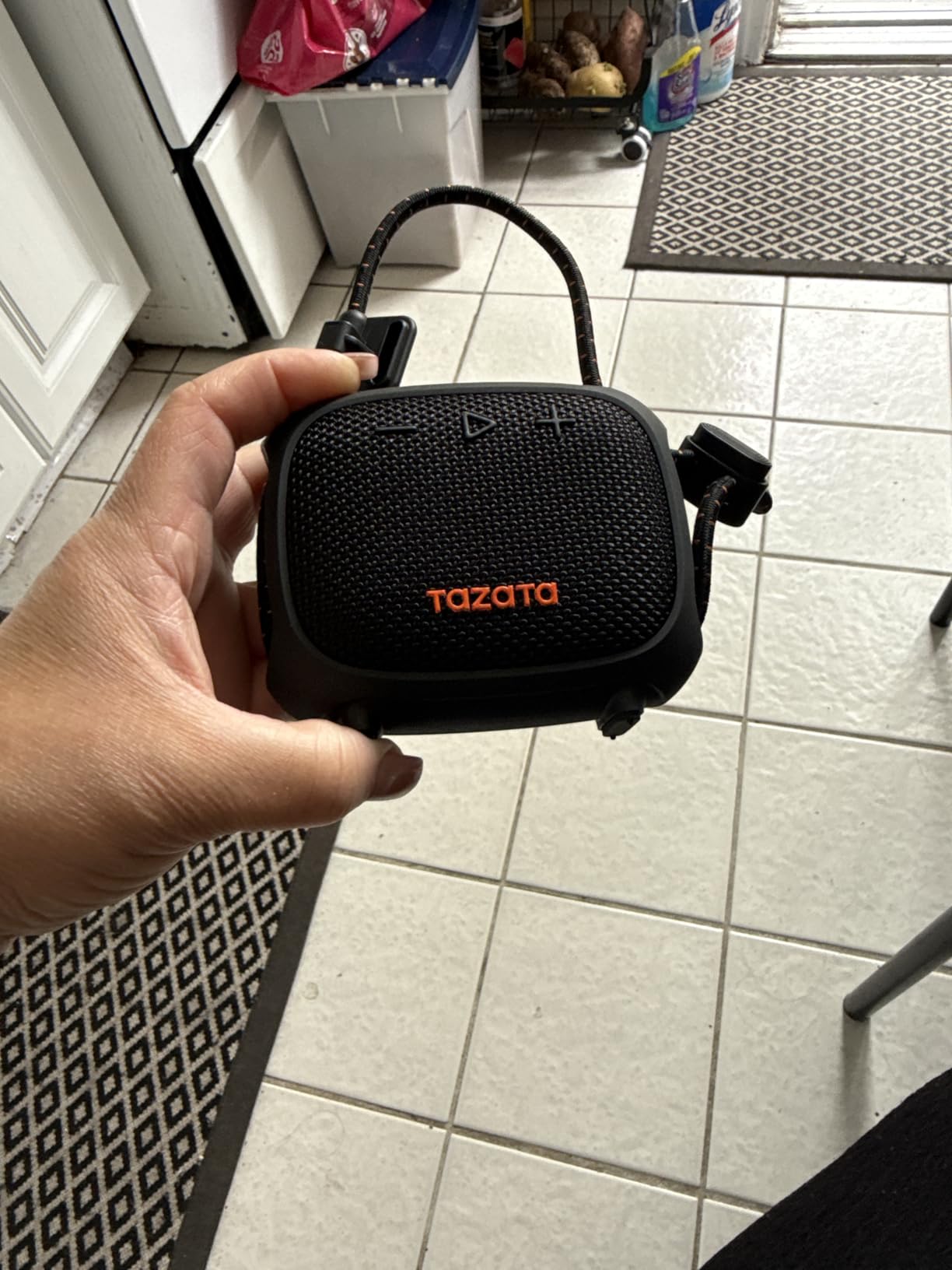 TAZATA Bike Speaker, IPX7 Waterproof Portable Wireless Bluetooth Speakers customer photo 2