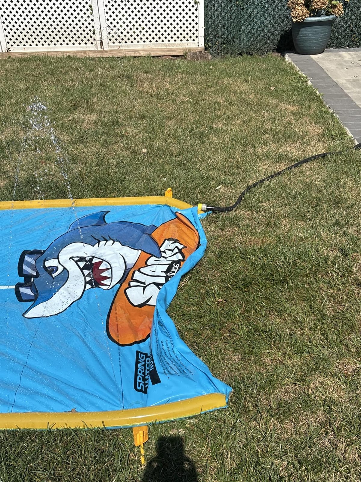 Spring Water Slip and Water Slide, 22ft *2 Lanes Slip Water Slides for Kids Backyards Ages 5-8 8-12 with Sprinkler and Inflatable Bodyboards, Summer Water Fun Toy for Outdoor Lawn Games Play customer photo 2