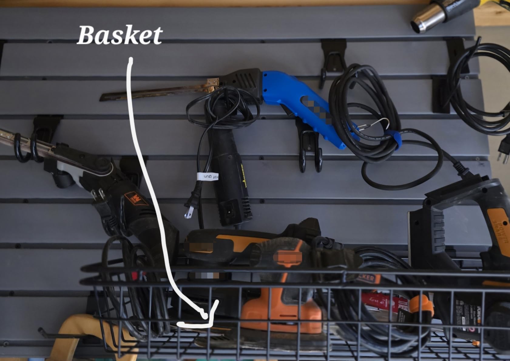 24Pcs Slatwall Accessories Set with Slatwall Baskets, Shelves, Hook customer photo 1
