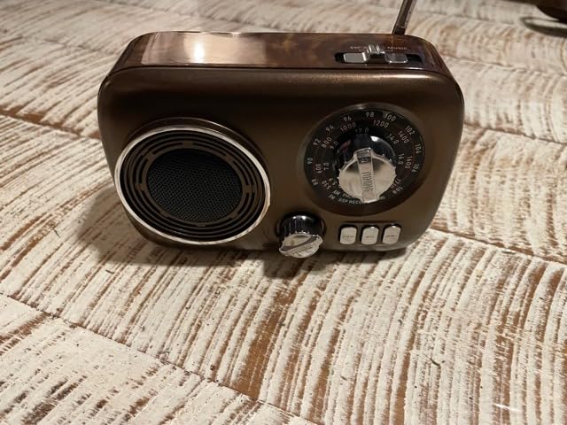 Portable AM FM Shortwave Radio with Bluetooth Speaker, Rechargeable Battery Operated Analog Transistor Radio for Seniors & Elderly, Easy-to-Use FM Radio with Carry Handle, USB/TF MP3 Player customer photo 1