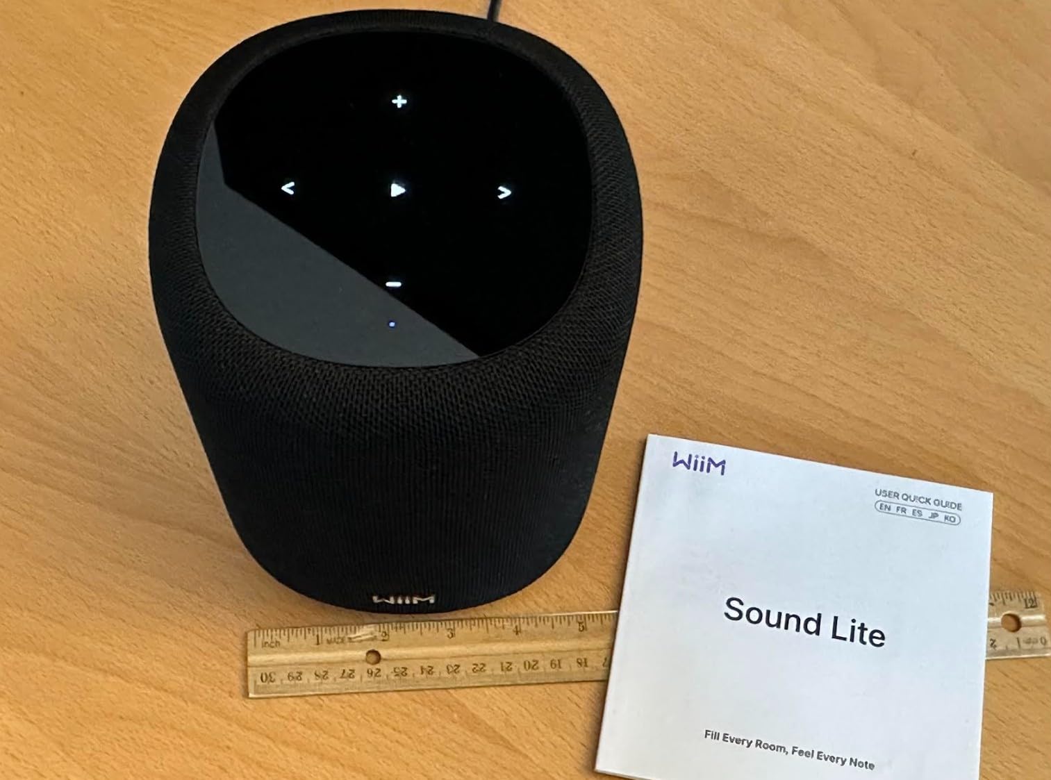 WiiM Sound Lite Smart Speaker, Multi-Room Wireless Speaker, White customer photo 1