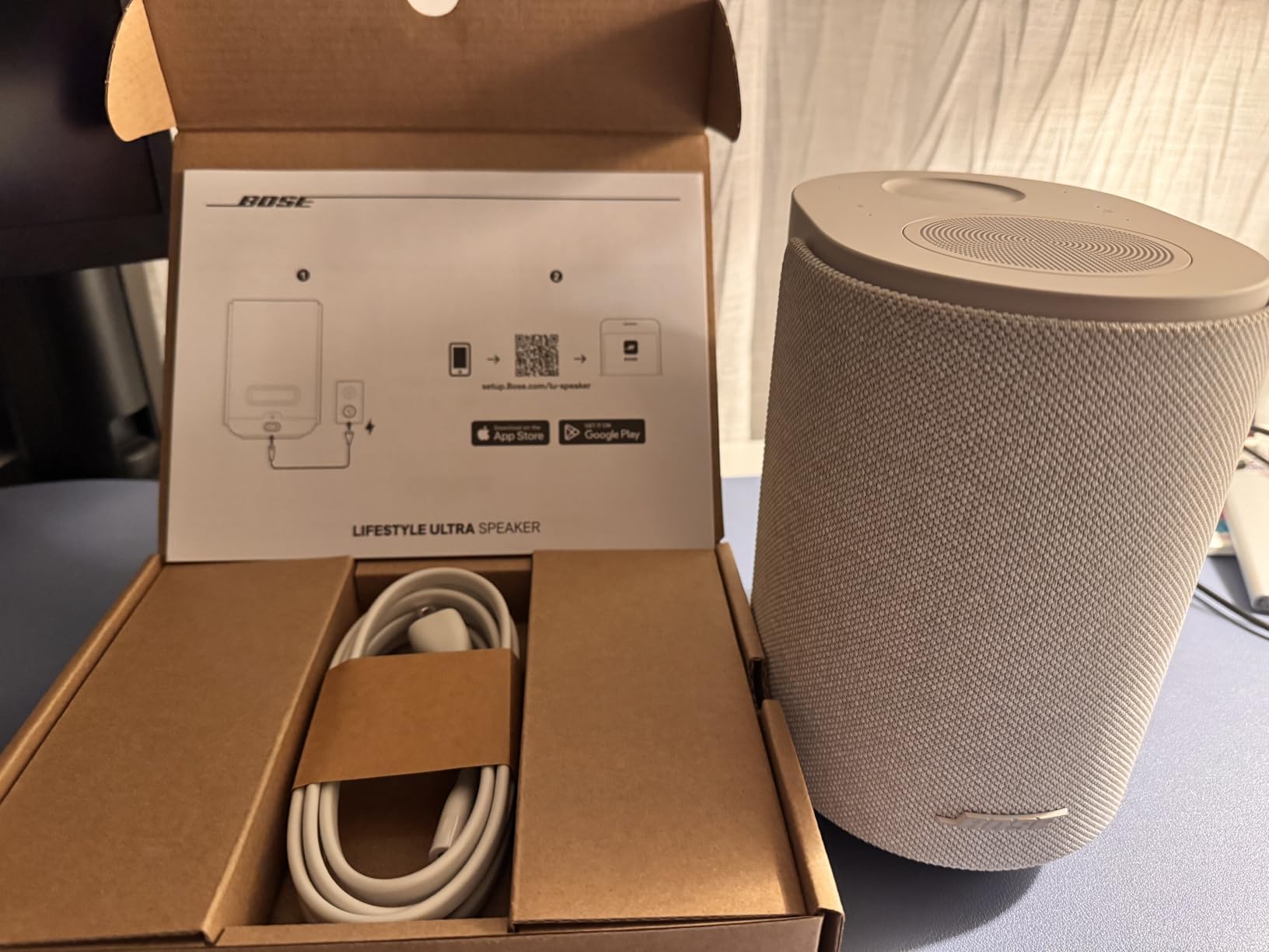 Bose New Lifestyle Ultra Speaker, Wireless Home Speaker, TrueSpatial Audio, CleanBass, AirPlay & Google Cast, Black customer photo 1
