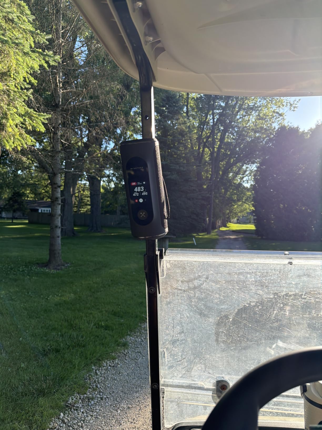 Blue Tees Golf Player Pro GPS Speaker, New 2026 Release, AI Powered Golf Speaker, 42,000+ Courses, Visual, Audible & Hazard Distances,10+ Hour Battery, Magnetic Mount, IP67 Waterproof customer photo 2