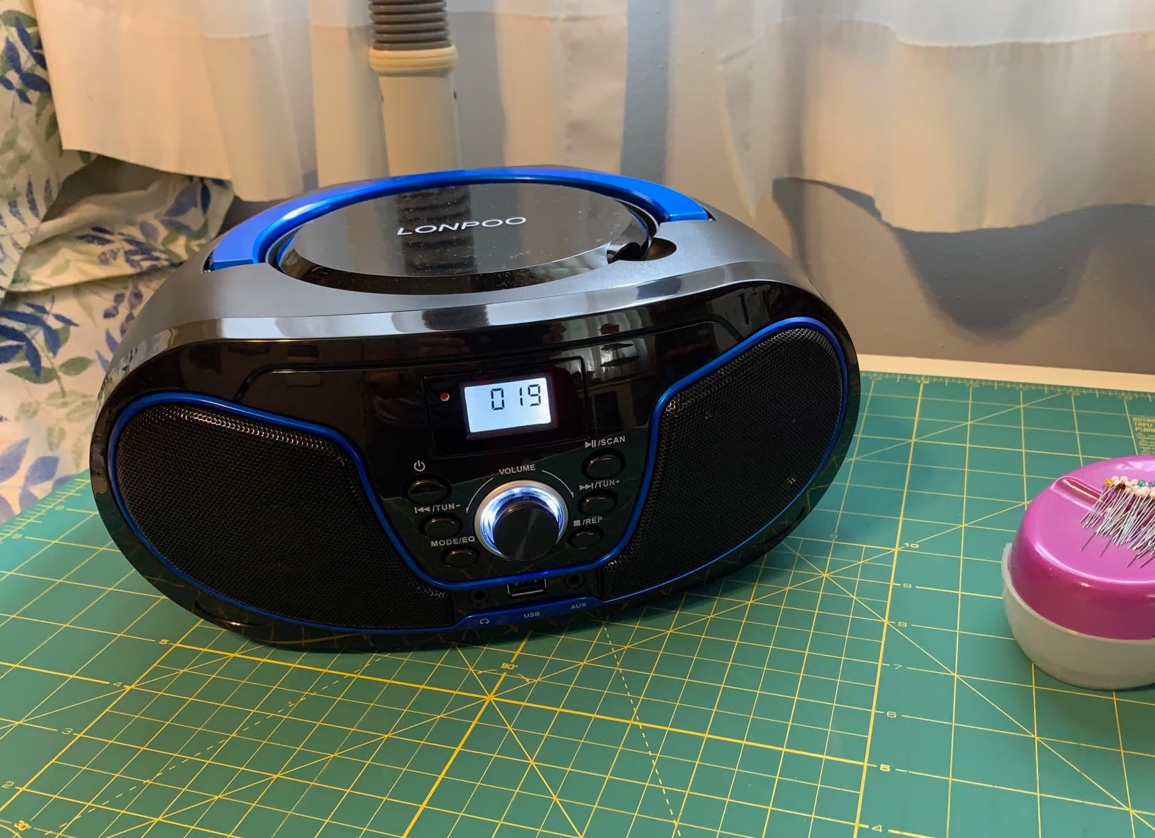 Home CD Stereo Shelf System, 30W Micro HiFi System with Bluetooth customer photo 2