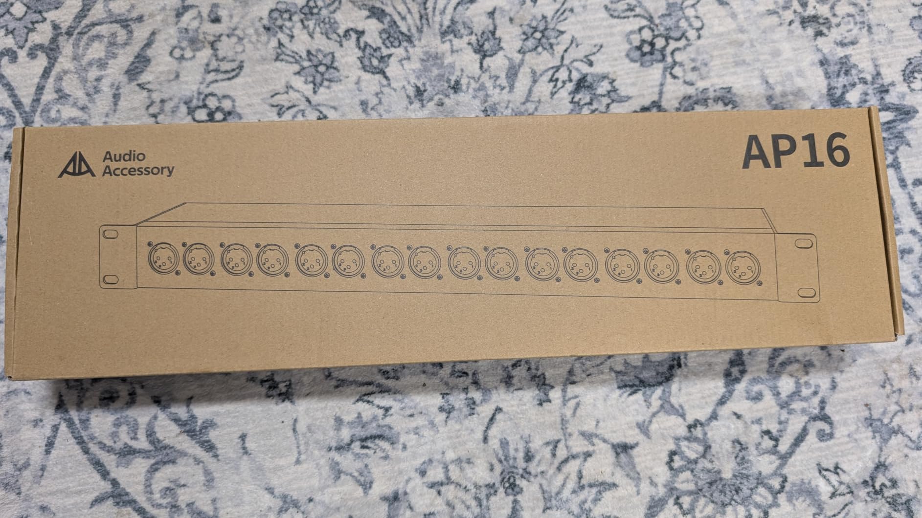 AA AUDIO ACCESSORY AP16 XLR Patchbay, 16-Channel XLR Balanced Patch Panel customer photo 1