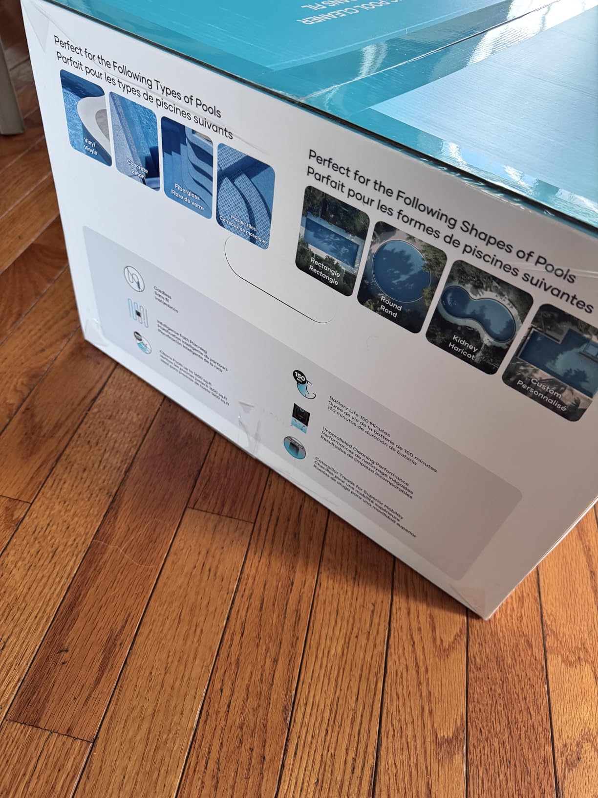 Aiper Scuba S1 2026 Robotic Pool Cleaner,Floor/Wall/Waterline/Shallow Area Cleaning, Double Filtration, Adaptive Navigation, High-Precision Sensors, App Support-Teal customer photo 2