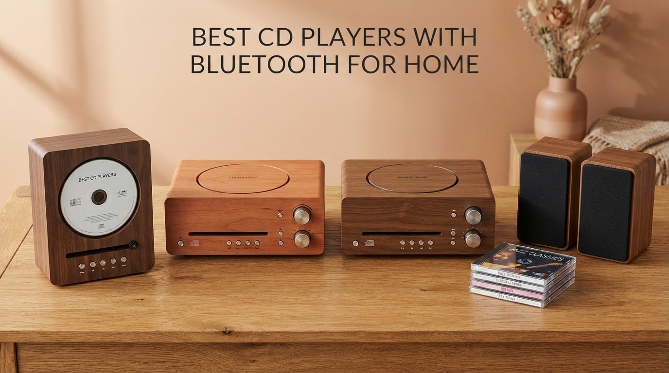 Best CD Players with Bluetooth for Home