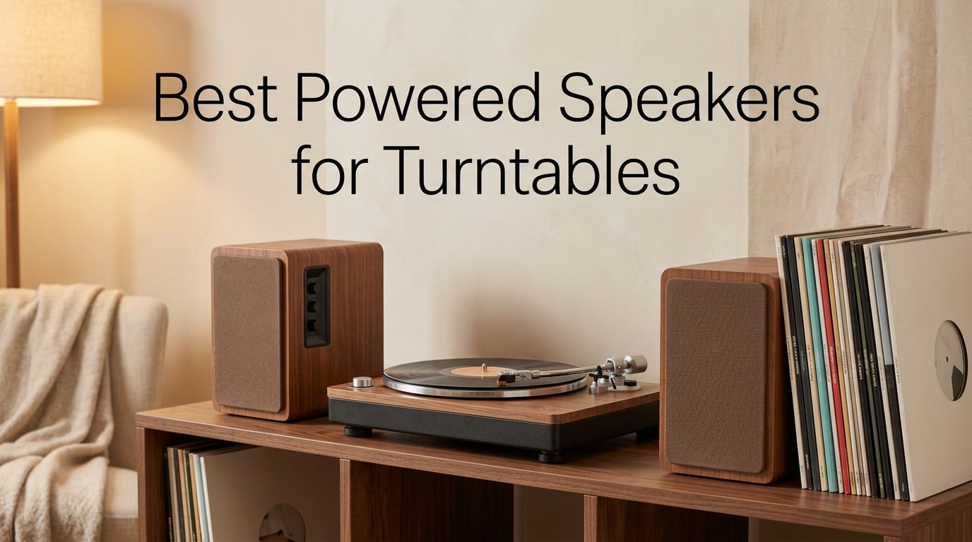 Best Powered Speakers for Turntables