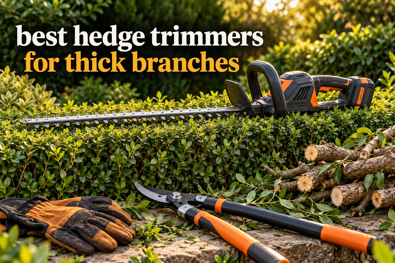 best hedge trimmers for thick branches