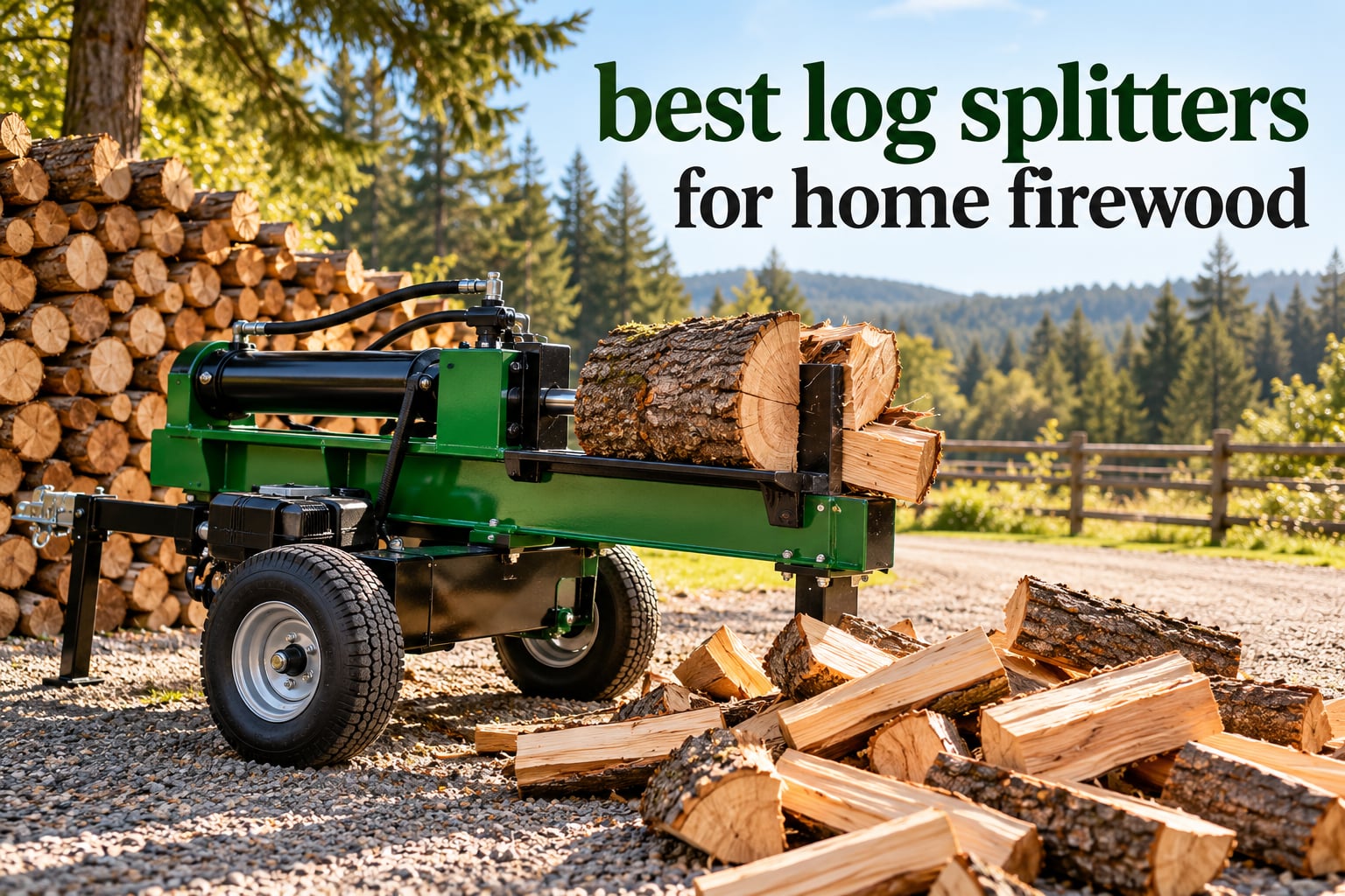 best log splitters for home firewood