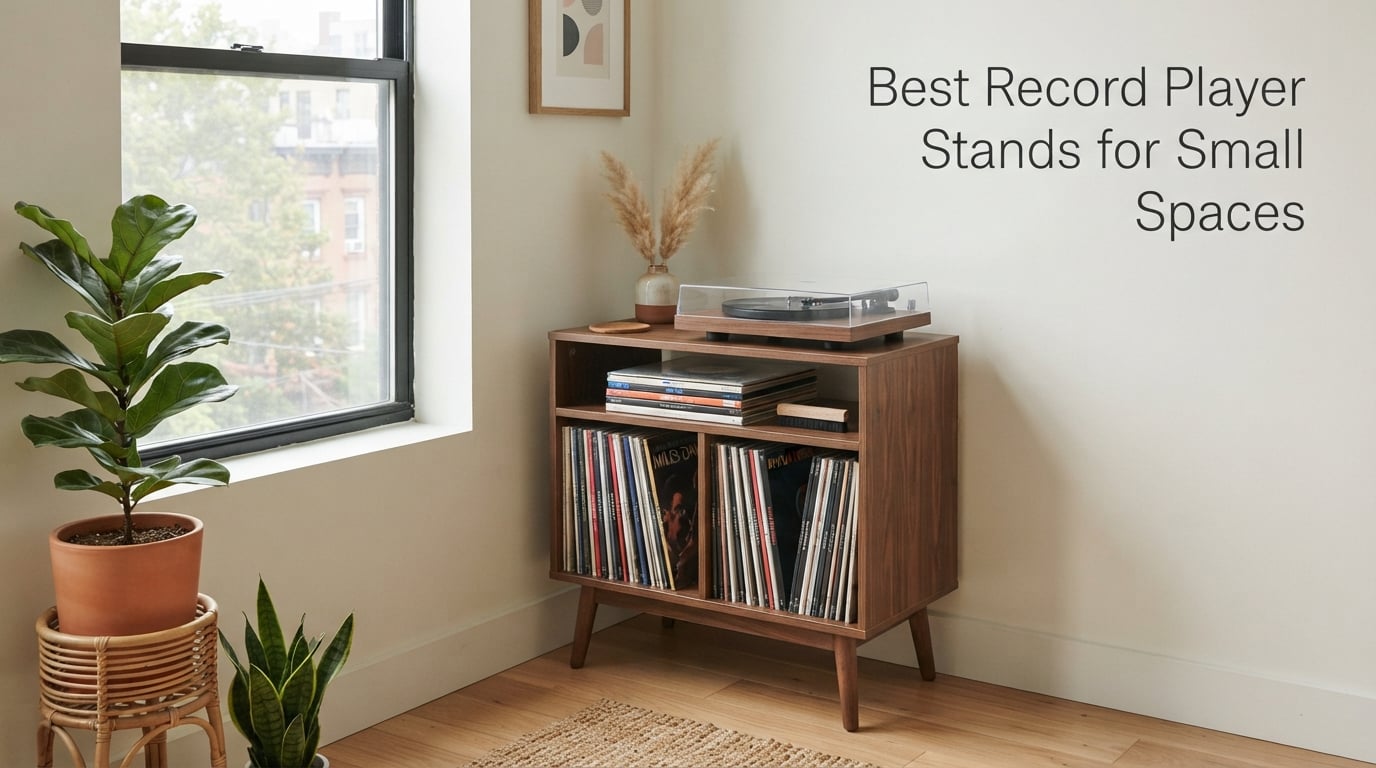 Best Record Player Stands for Small Spaces