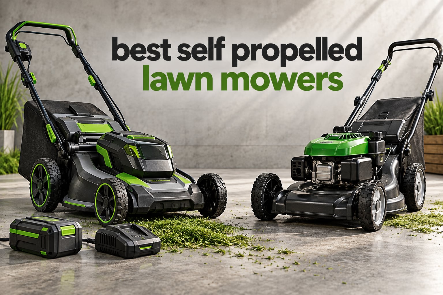 best self propelled lawn mowers