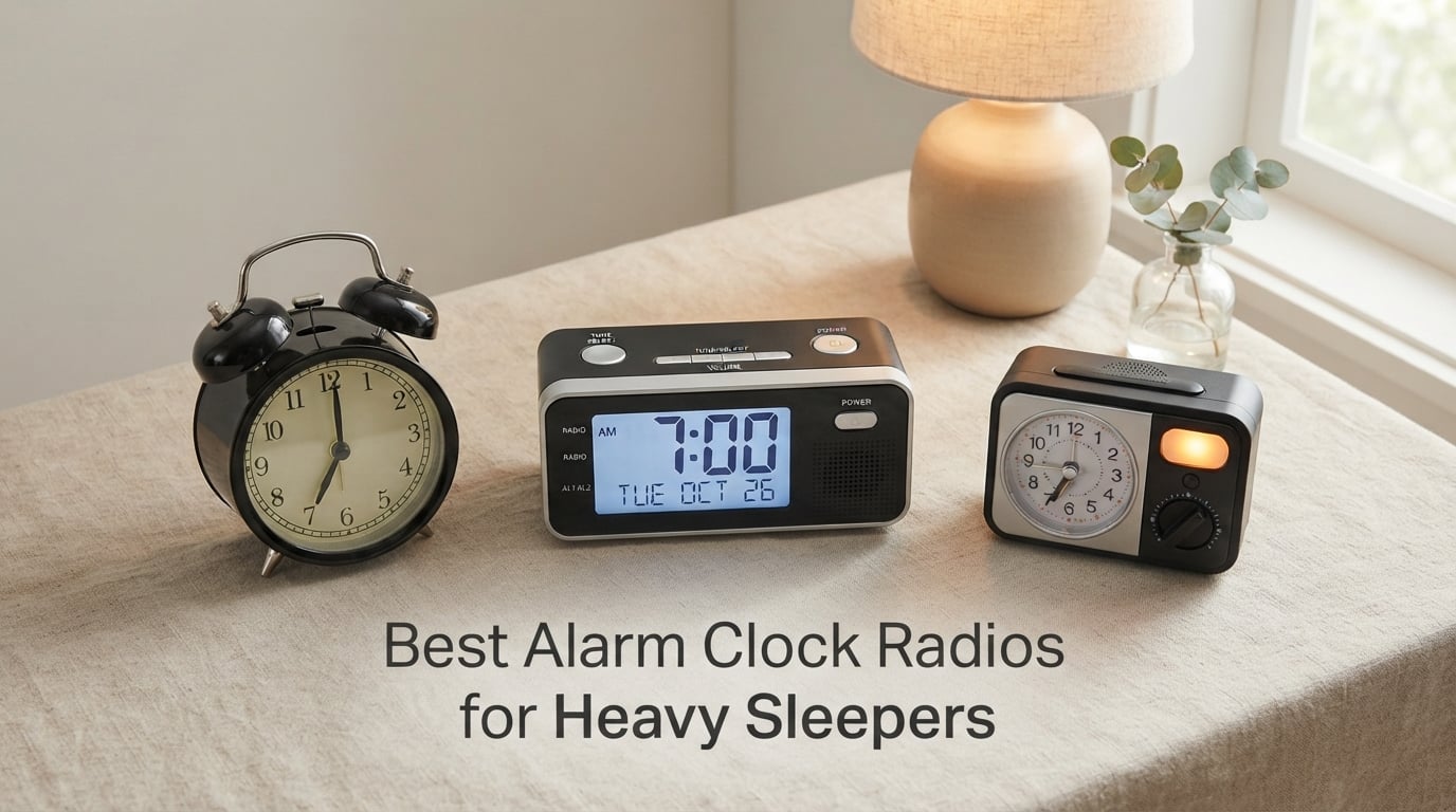 Best Alarm Clock Radios for Heavy Sleepers