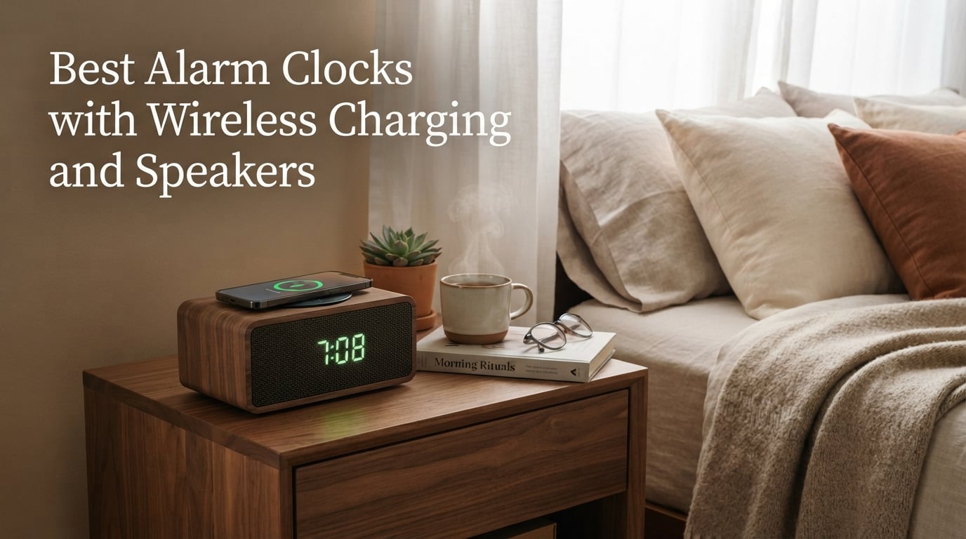 Best Alarm Clocks with Wireless Charging and Speakers