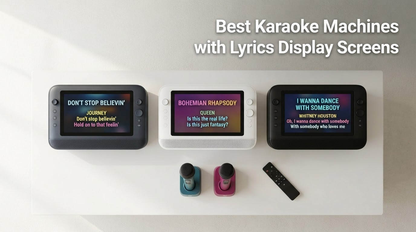 Best Karaoke Machines with Lyrics Display Screens
