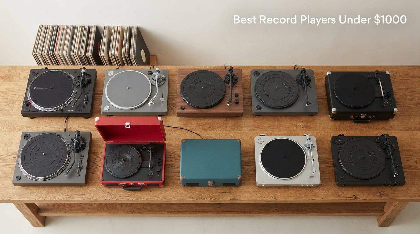 Best Record Players Under $1000