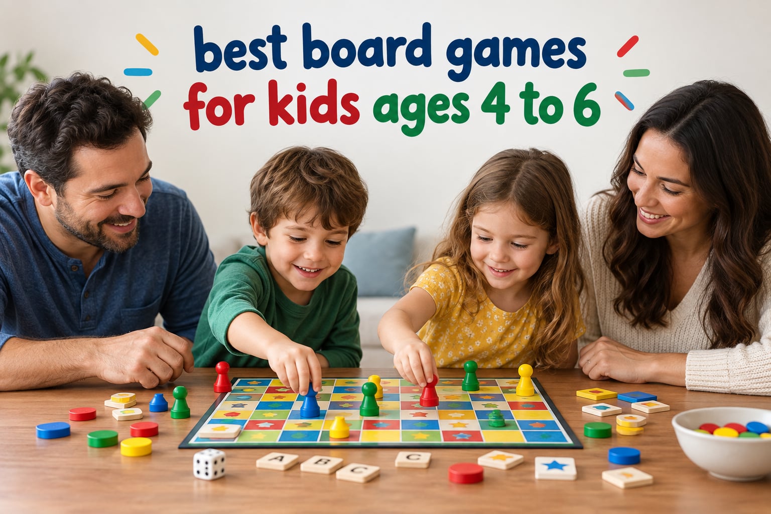 best board games for kids ages 4 to 6