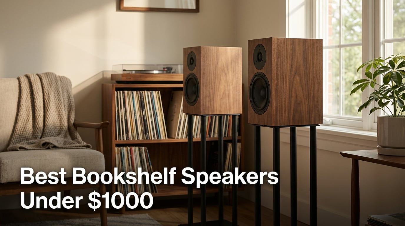 Best Bookshelf Speakers Under $1000