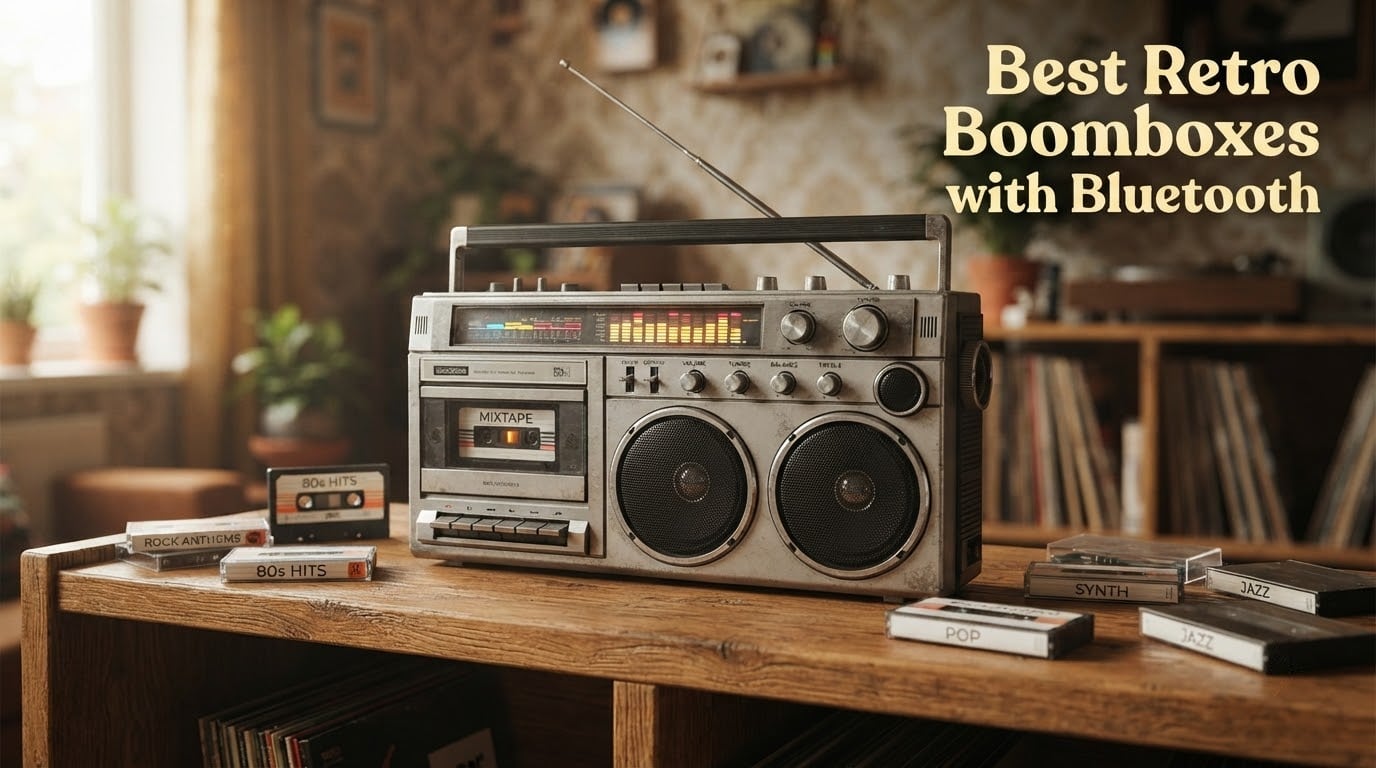 Best Retro Boomboxes with Bluetooth