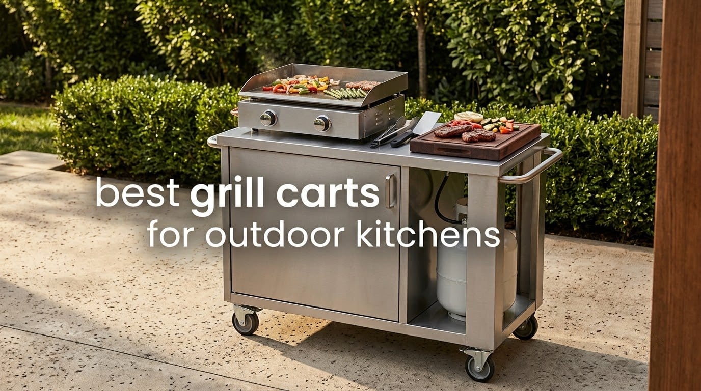 best grill carts for outdoor kitchens