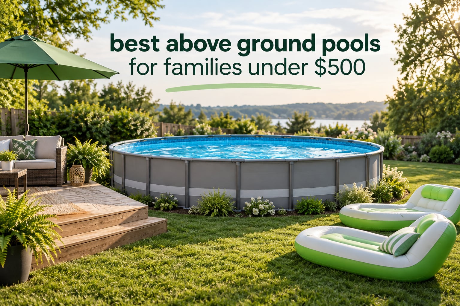 best above ground pools for families under $500