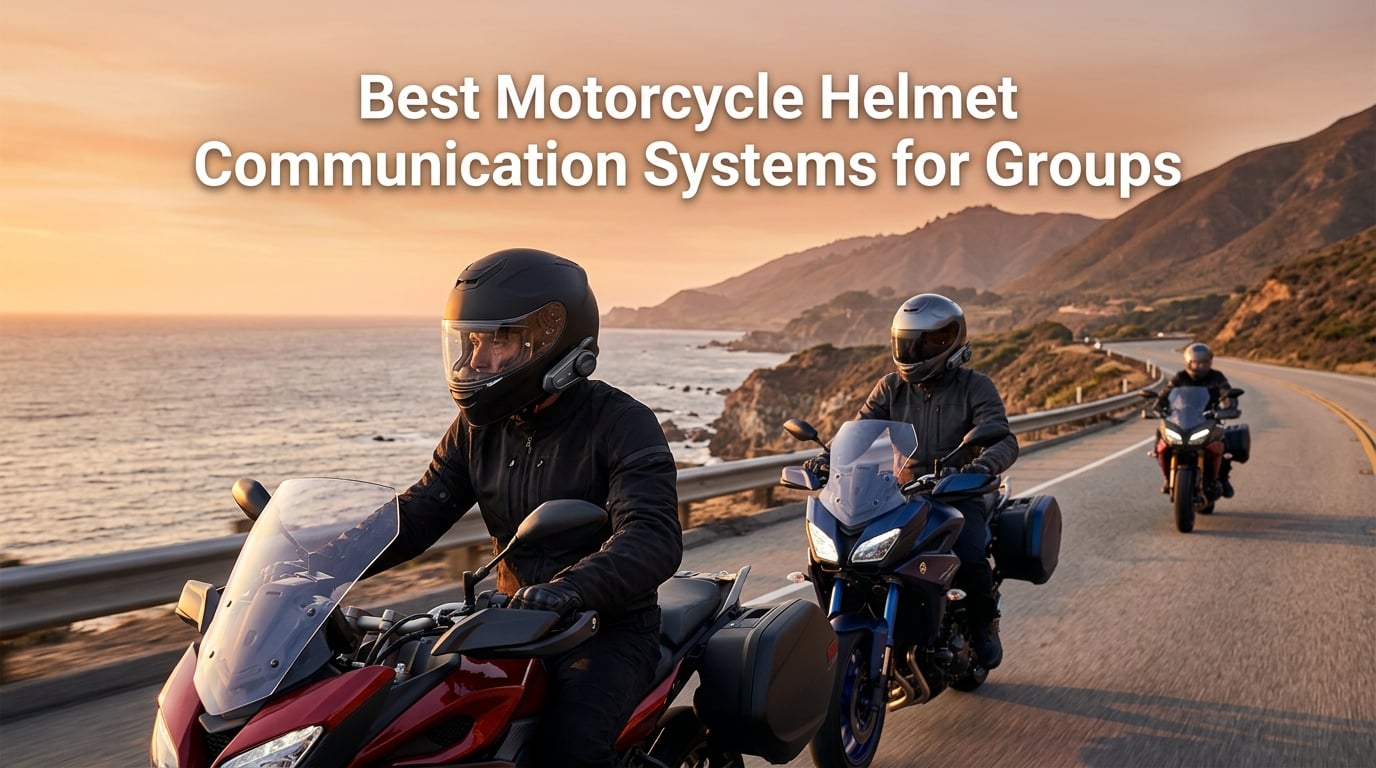 Best Motorcycle Helmet Communication Systems for Groups