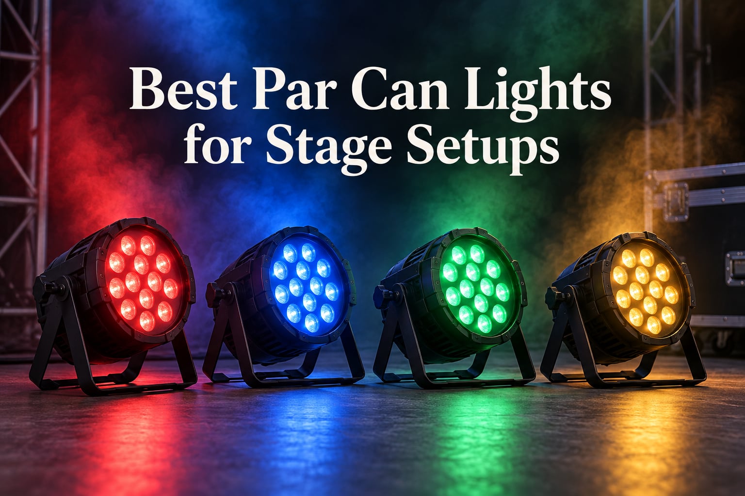 Best Par Can Lights for Stage Setups