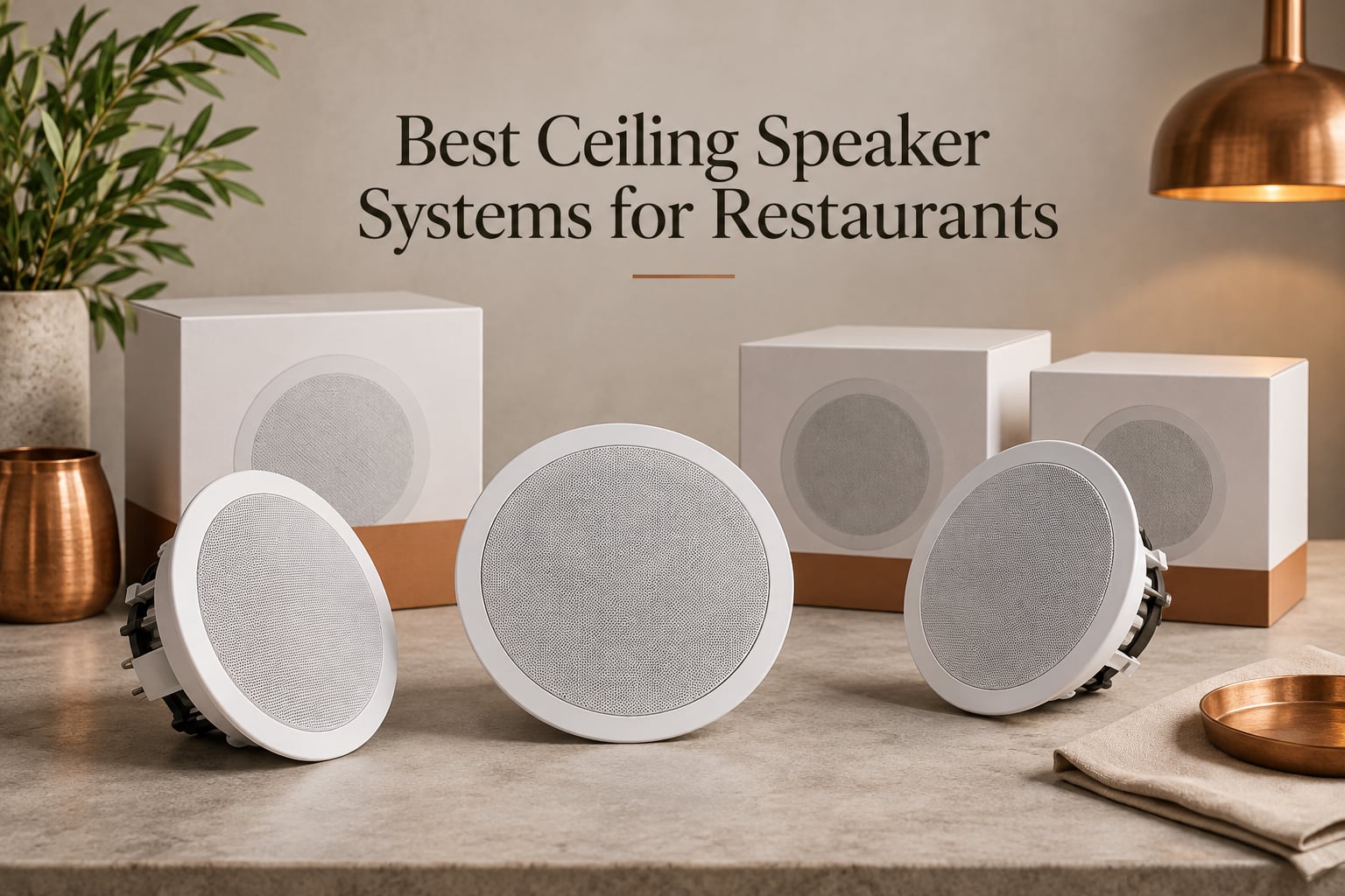 Best Ceiling Speaker Systems for Restaurants