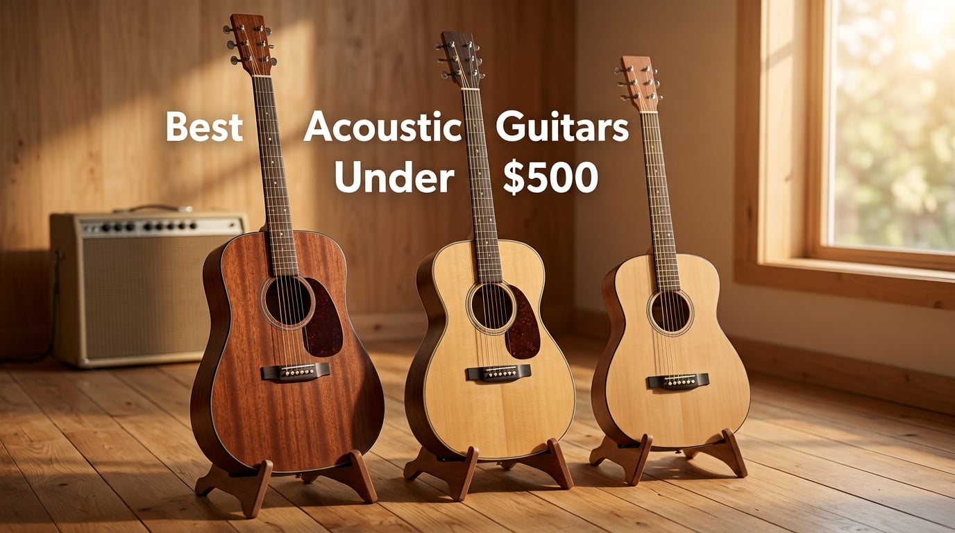 Best Acoustic Guitars Under $500