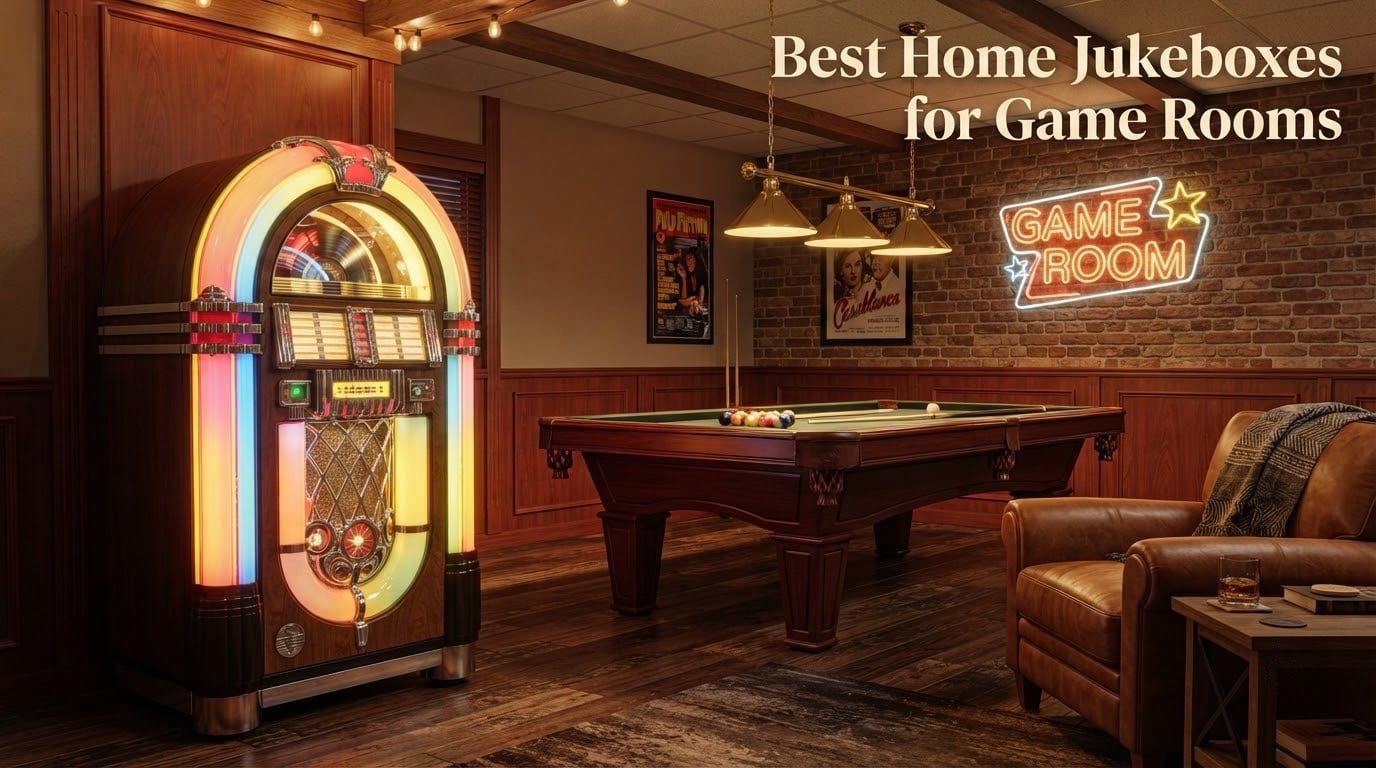 Best Home Jukeboxes for Game Rooms