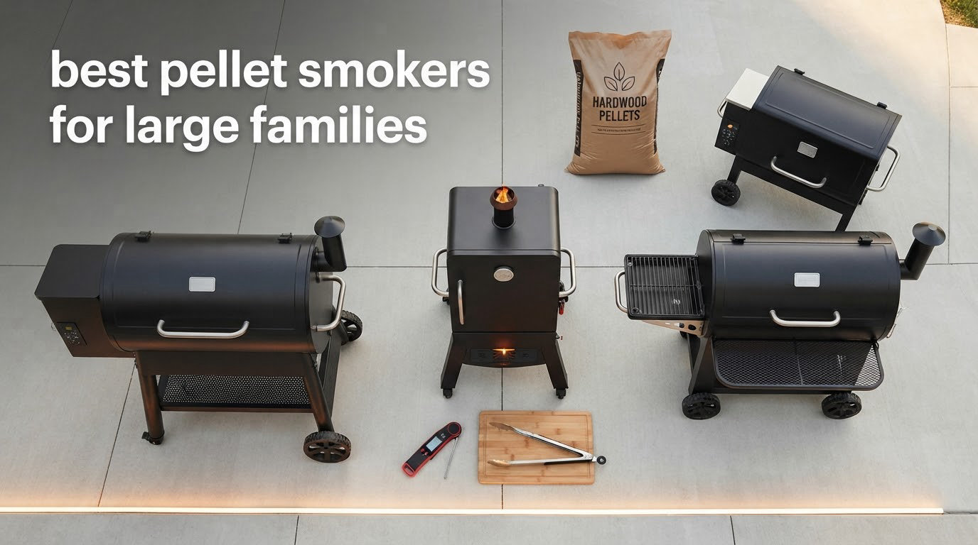 best pellet smokers for large families