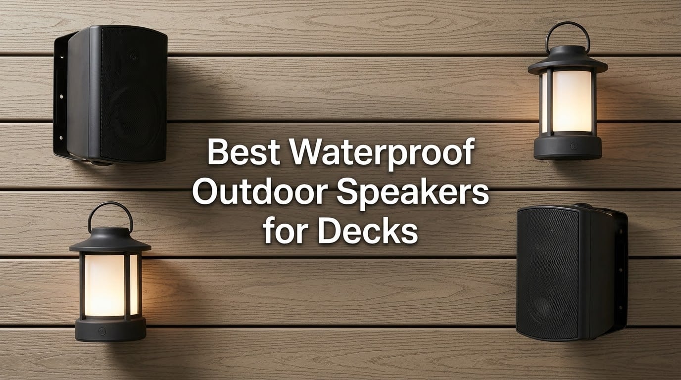 Best Waterproof Outdoor Speakers for Decks