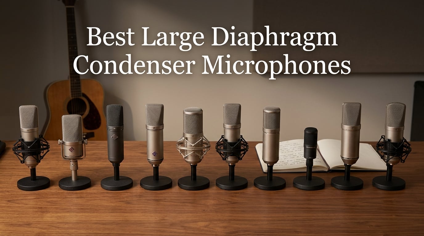 Best Large Diaphragm Condenser Microphones