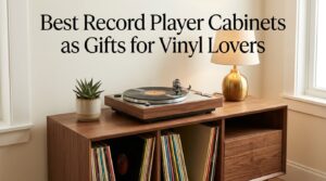 Best Record Player Cabinets as Gifts for Vinyl Lovers
