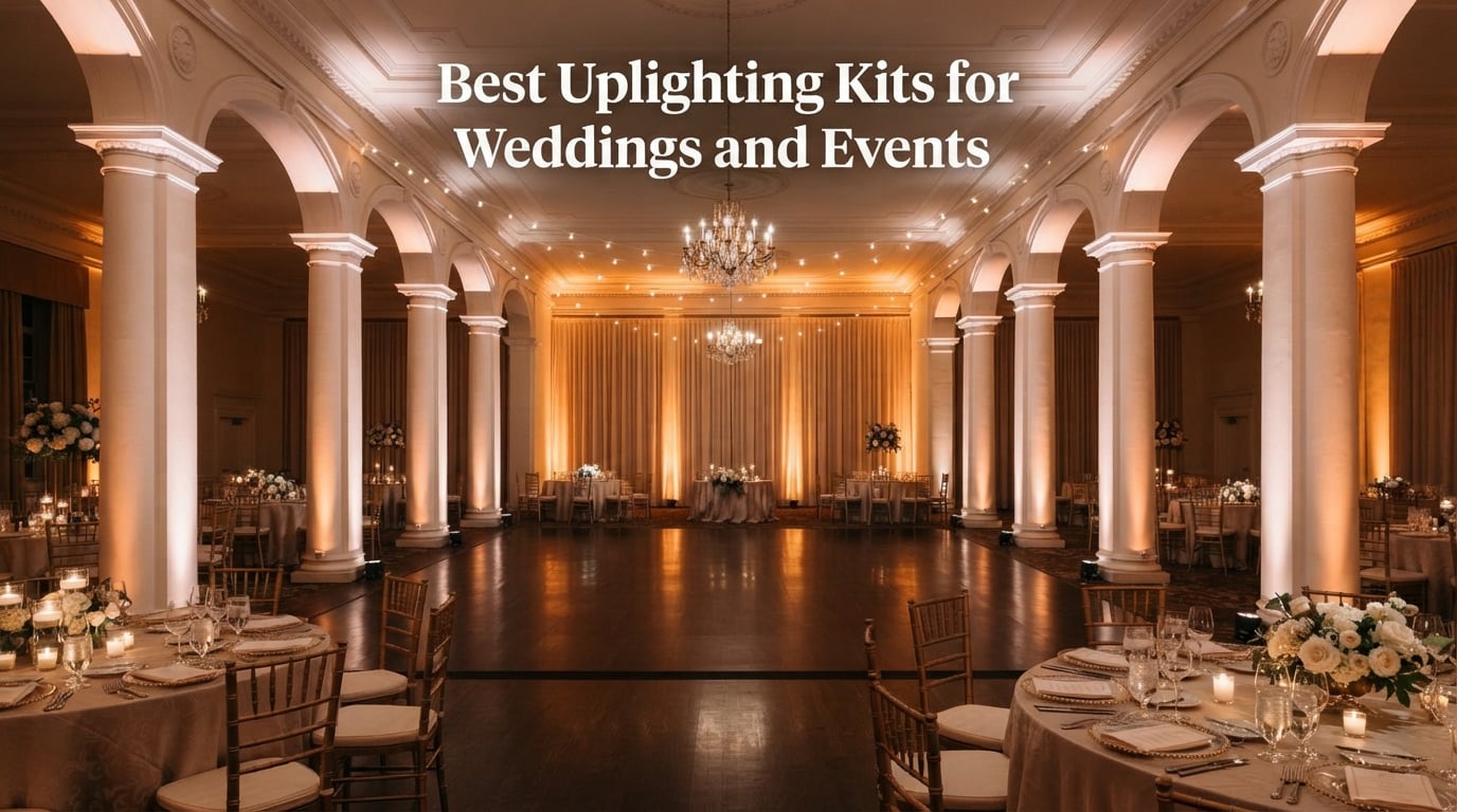 Best Uplighting Kits for Weddings and Events