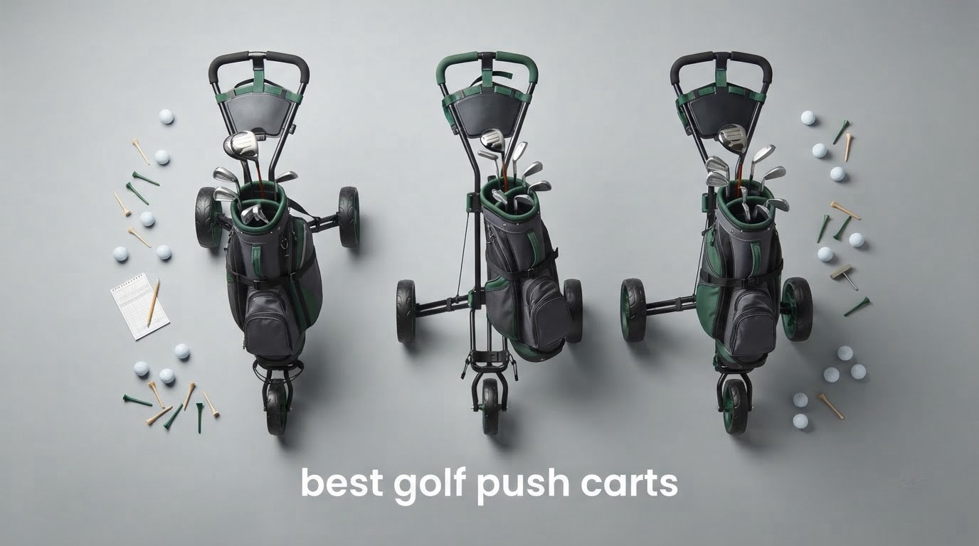 best golf push carts