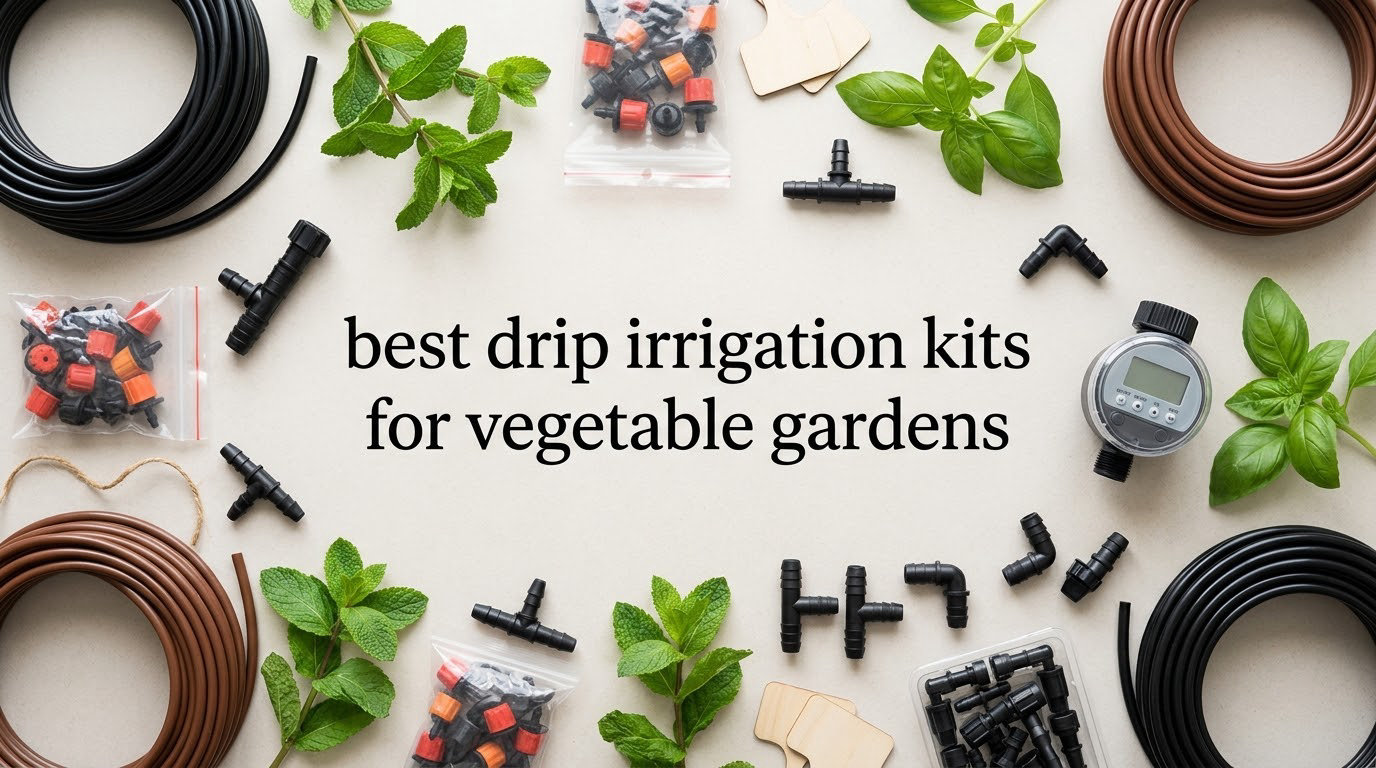 best drip irrigation kits for vegetable gardens