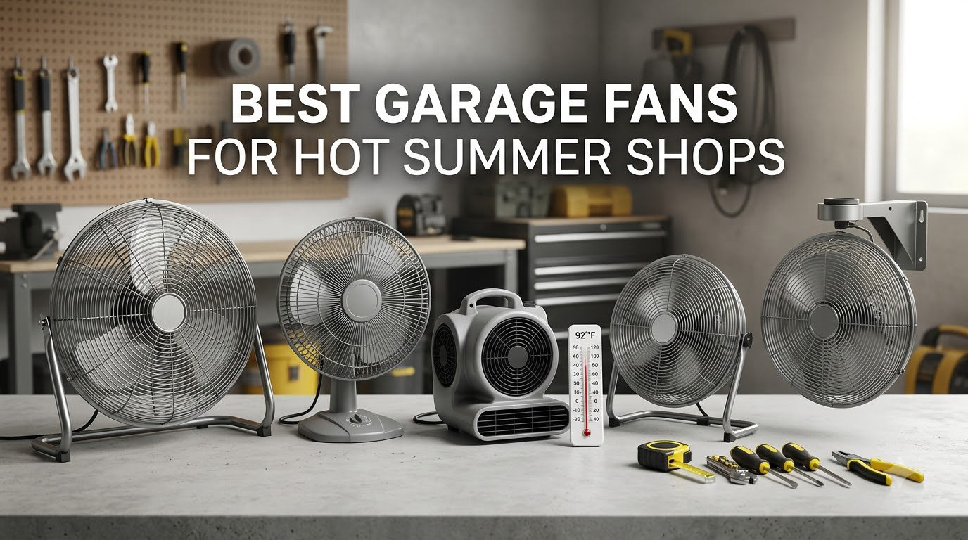 best garage fans for hot summer shops