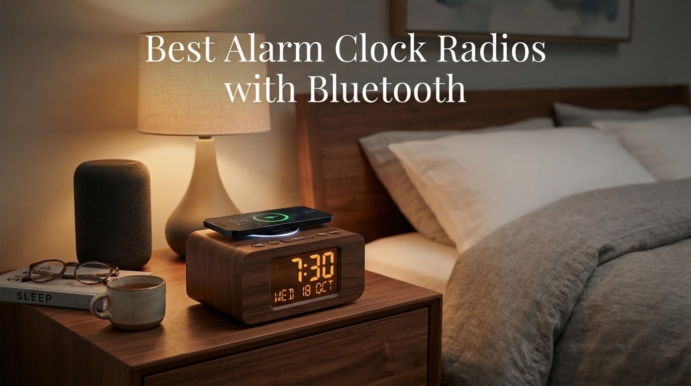 Best Alarm Clock Radios with Bluetooth