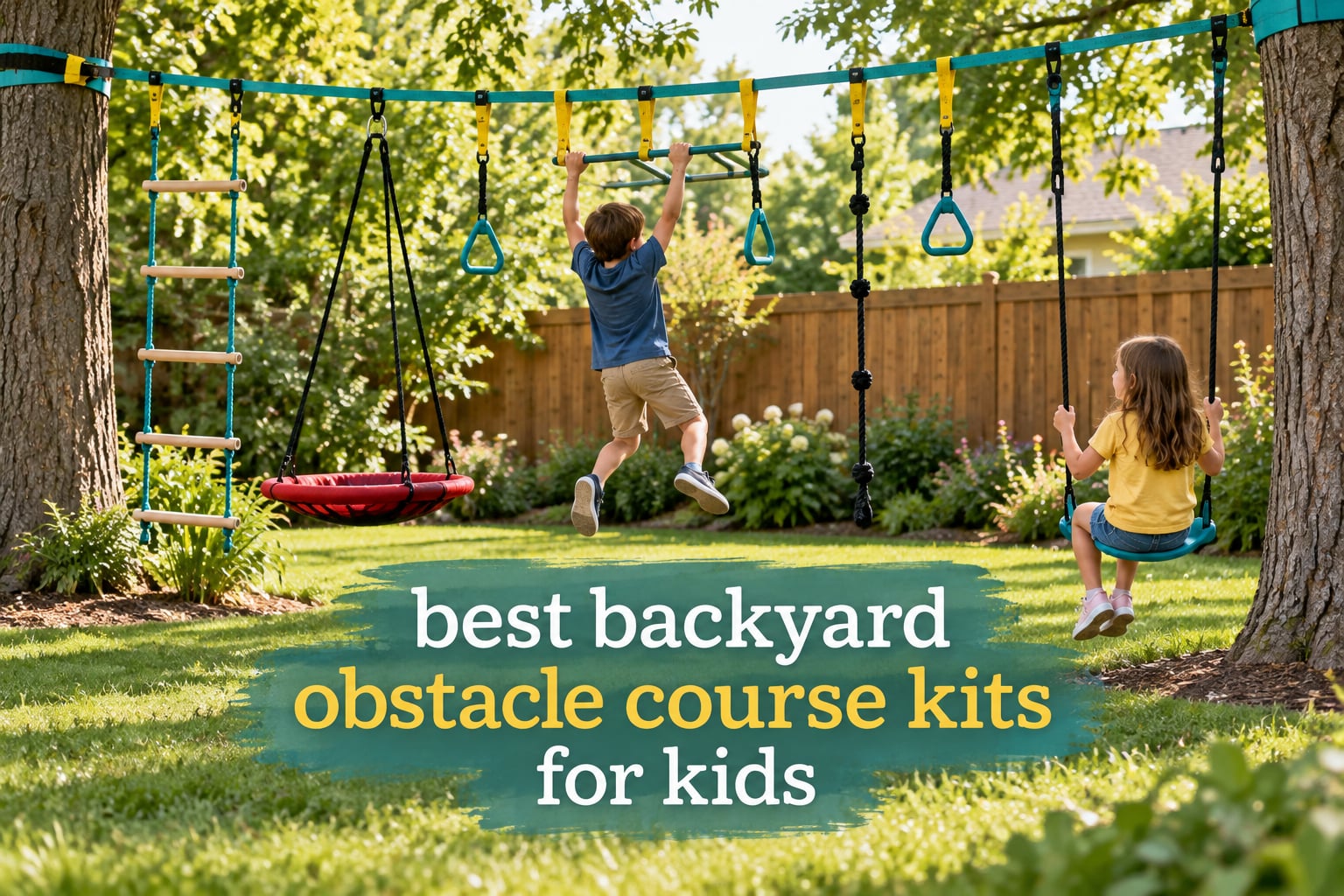 best backyard obstacle course kits for kids