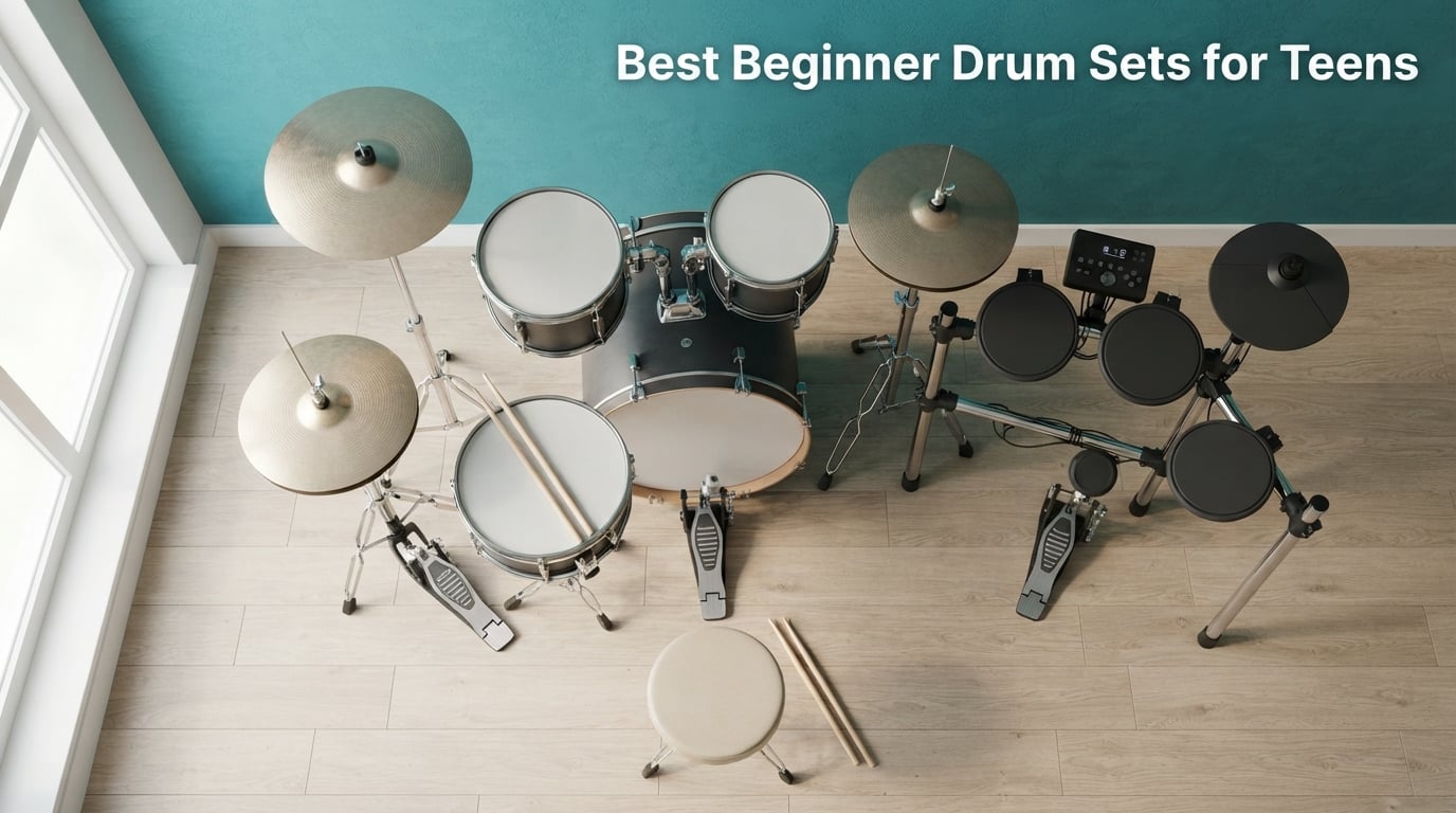 Best Beginner Drum Sets for Teens