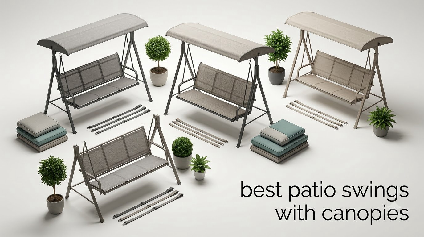 best patio swings with canopies