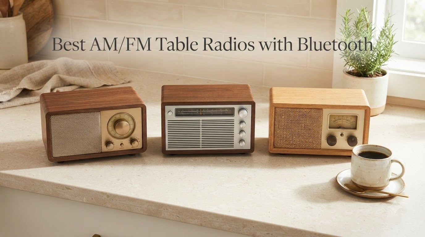Best AM/FM Table Radios with Bluetooth