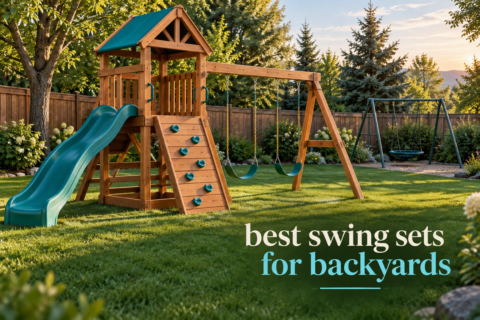 best swing sets for backyards