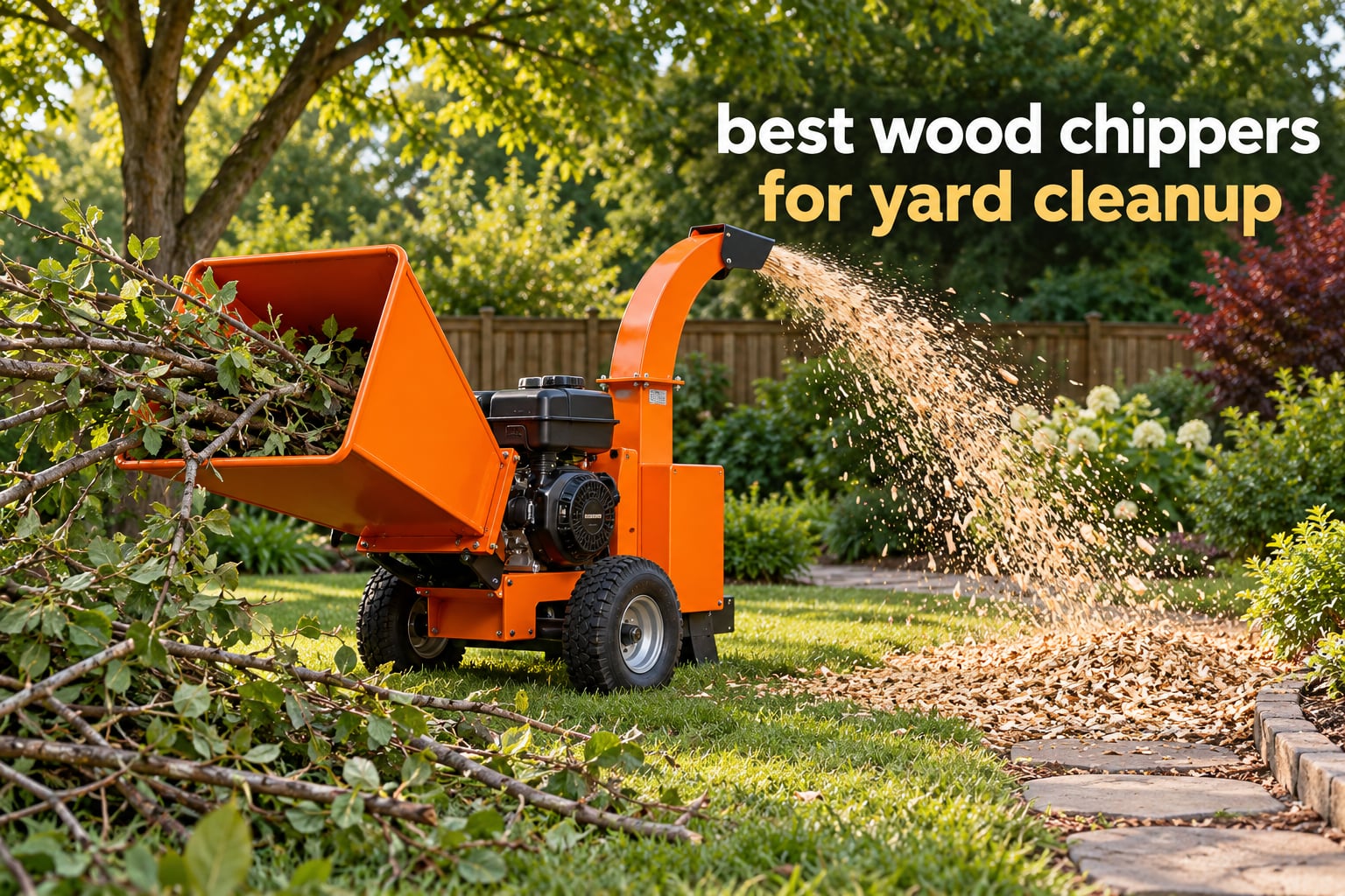 best wood chippers for yard cleanup