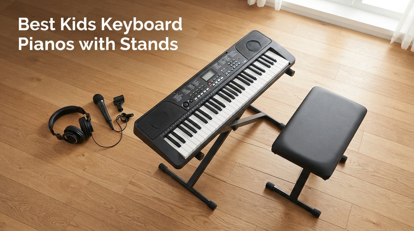 Best Kids Keyboard Pianos with Stands