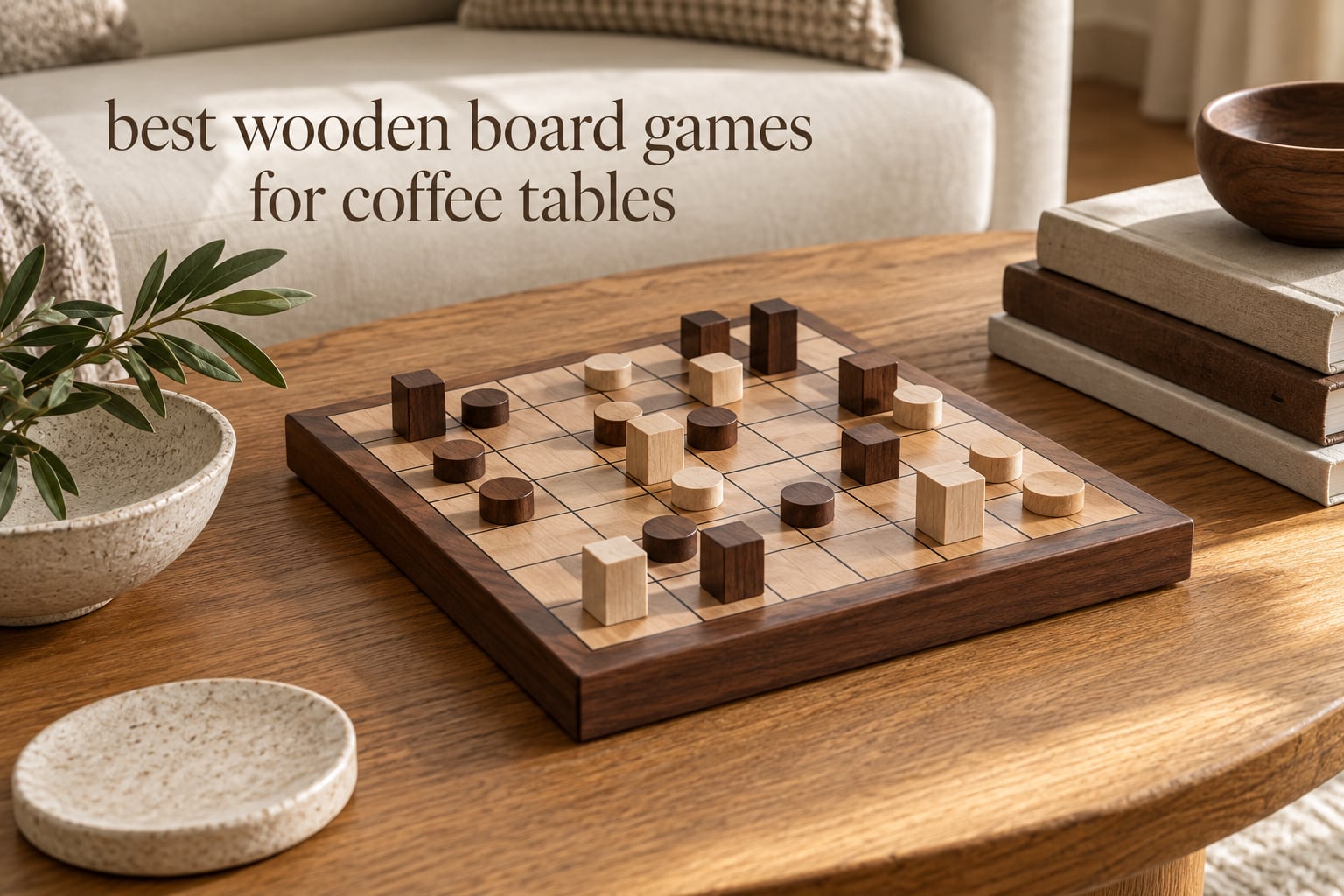 best wooden board games for coffee tables