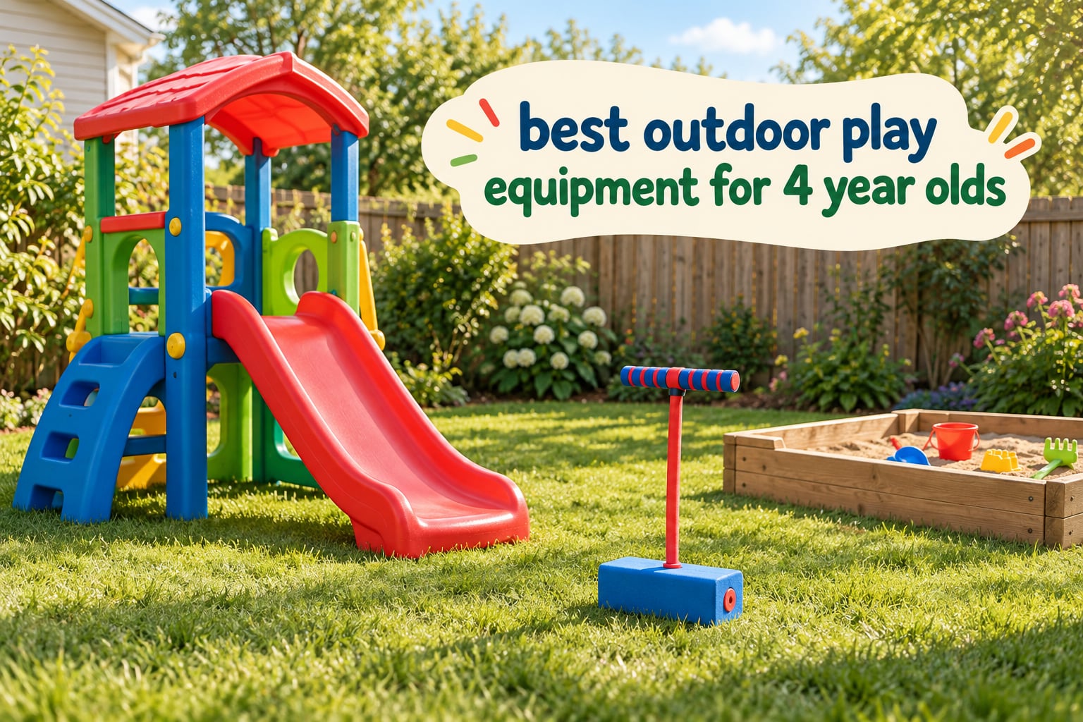 best outdoor play equipment for 4 year olds