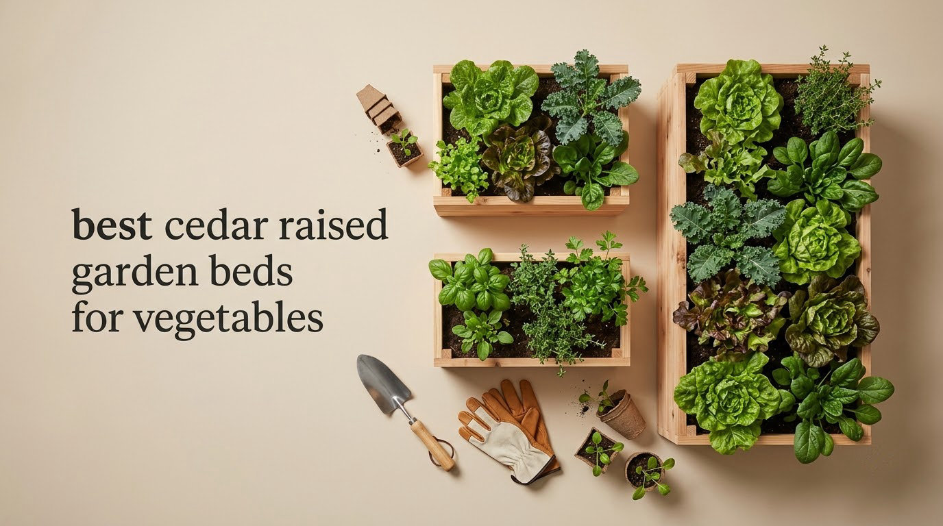 best cedar raised garden beds for vegetables